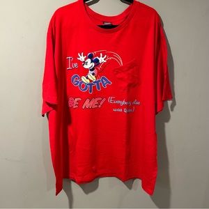 Vintage 90s Mickey Unlimited Disney Women’s T Shirt Size 26W 28W EUC